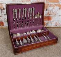 A 71Pc Set of King Edward Sterling Flatware by