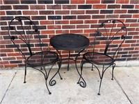 3pc metal patio set