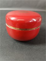 Estée Lauder Red Porcelain Trinket Box