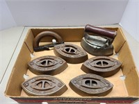 7 Piece Antique Irons