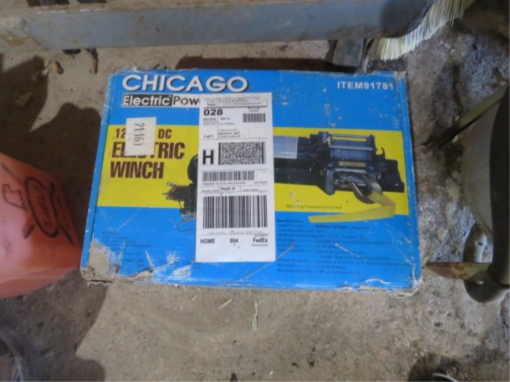 CHICAGO ELECTRIC 120 WINCH