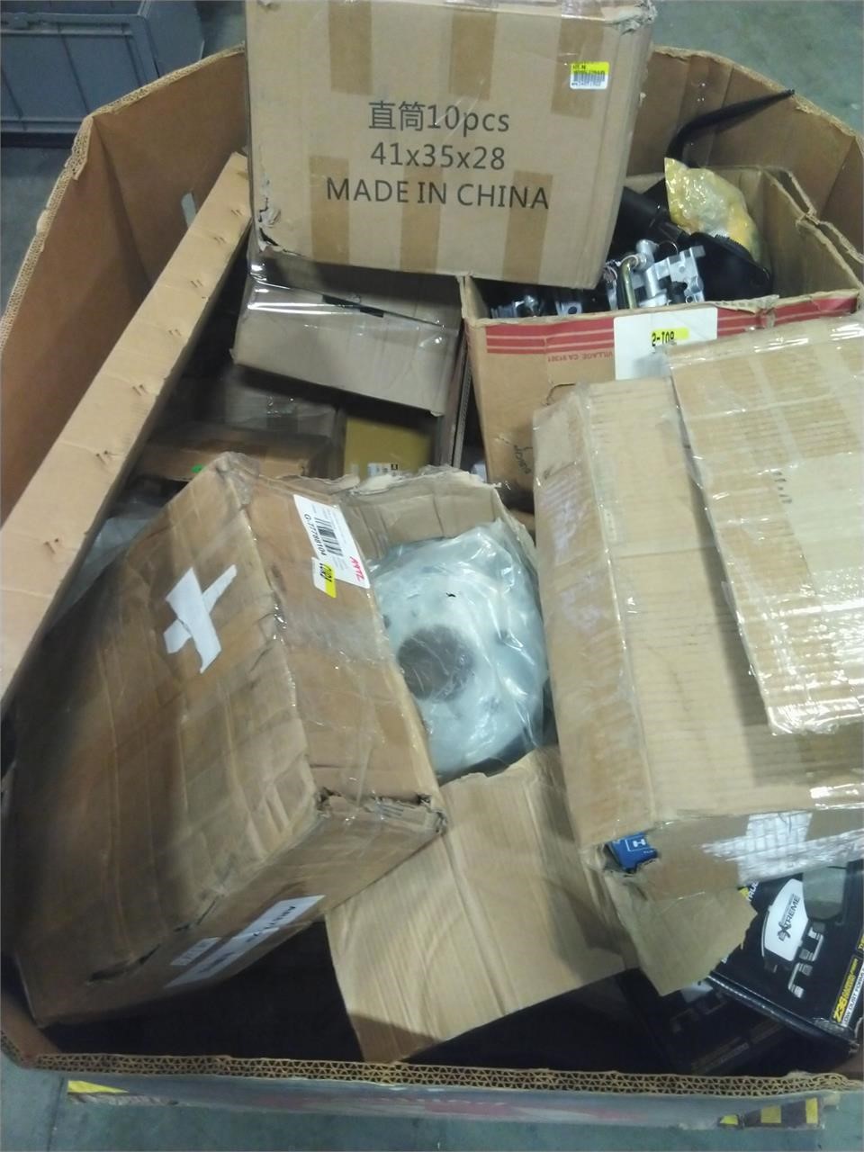 Pallet-of industral parts and suspension parts