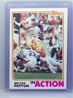 Walter Payton In Action 1982 Topps