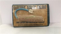 Novelty electric toilet tissue “the latest