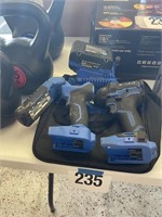 KOBALT 24V IMPACT DRILL/FLASHLIGHT/BATTERY/CHGR/