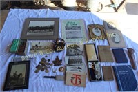 MISC. ANTIQUE ITEMS, COINS, OLD PHOTOS, MISC.