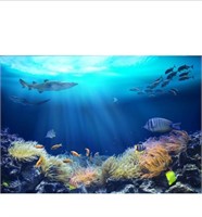 (New) Yeele 10x8ft Underwater World Background