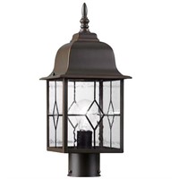 Oil-Rubbed Bronze Outdoor Post Light $40