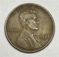 1924-D Lincoln Wheat Cent Very Good VG+