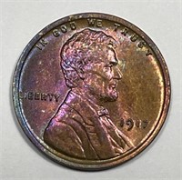 1917 Lincoln Wheat Cent Choice Uncirculated CH UNC