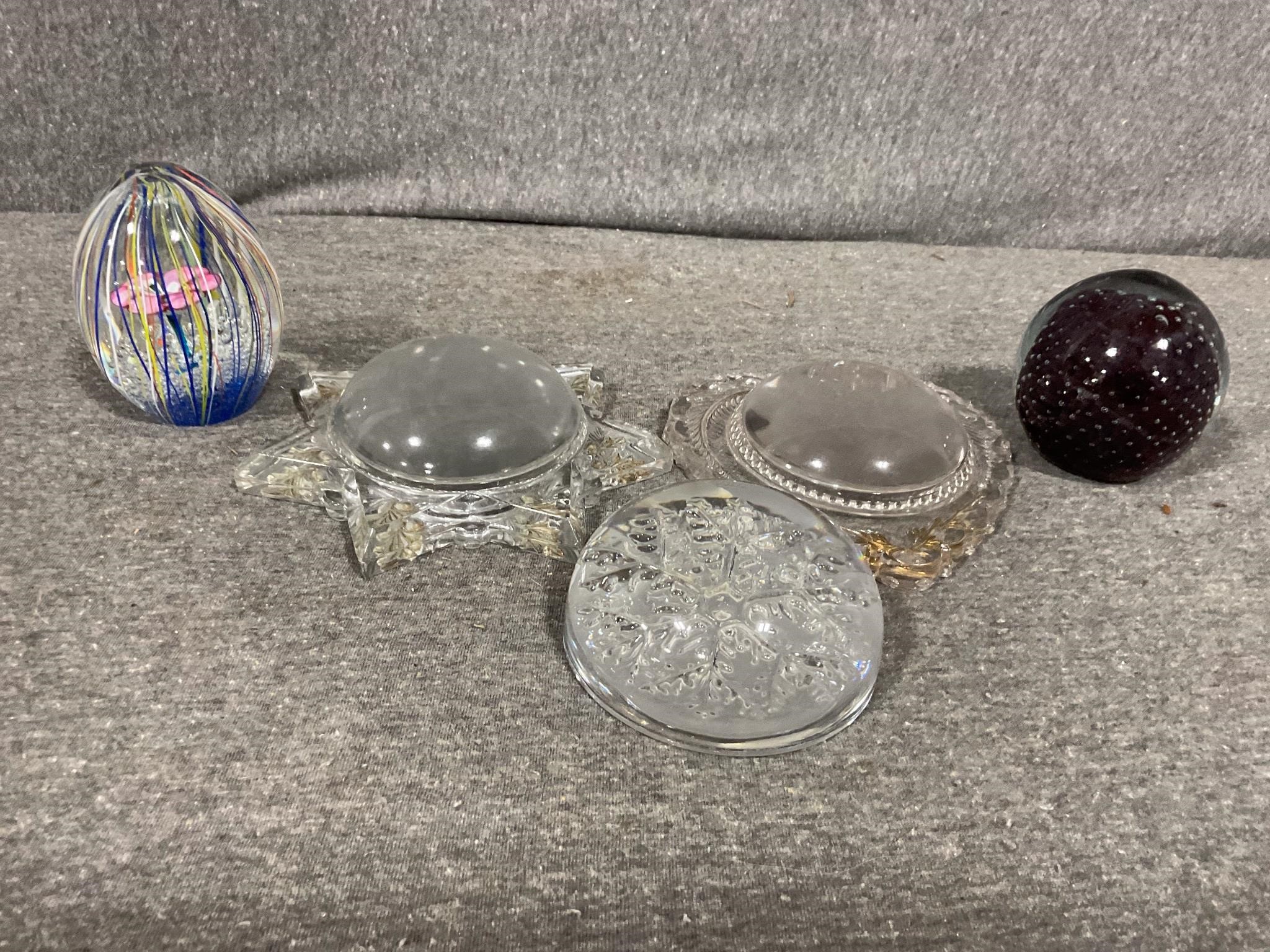 Glass Paperweights & More