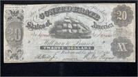 Currency: 1861 $20 Confederate States of America