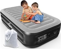 Twin Air Mattress with Built in Pump,18"