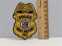 West Milford New Jersey Police Patch