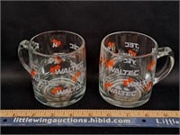 Vintage WALTEC Glass Mugs