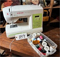 Singer Sewing Machine & Sewing Items