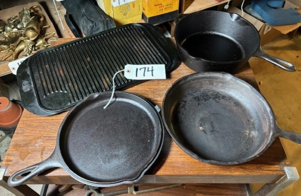 Cast Iron Griddle & Skillets