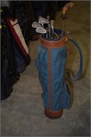 A JAY BAG AND VIRAGE IRONS