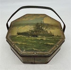 Loose-Wiles Biscuit Co. Ship Design Tin