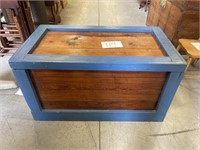Wooden chest 35"x19 1/2"x19"