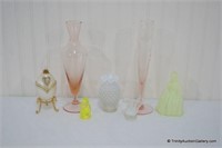 Group of Glass Decorative & Use Collectibles
