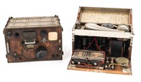 WWII JAPANESE FIELD PHONE & AIRCRAFT RADIO LOT