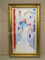 PETER MAX 2003 STATUE OF LIBERTY: