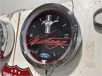 Mustang LED Wall Clock