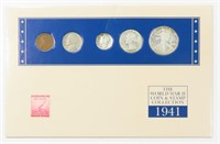 WWII 1941 COIN AND STAMP SET