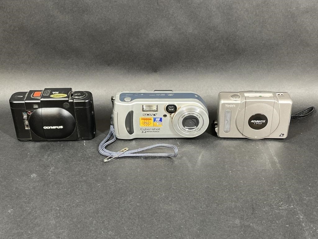 Sony, Olympus & Kodak T550 Digital Cameras