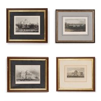 Four Lithographs of the US Capitol