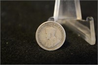 1917 Canada 5 Cent Silver Coin