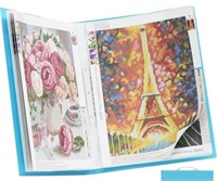16.1x21.7 IN A3 DIAMOND PAINTING STORAGE BOOK BLUE