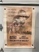THE MISSOURI BREAKS - 1976 MOVIE POSTER - MARLON
