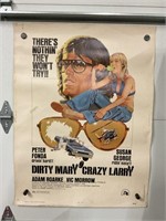 DIRTY MARY, CRAZY LARRY - 1974 MOVIE POSTER -
