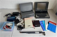 Vintage Tandy Laptop with Ham Radio & Accessories