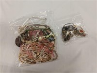 2 Bags of Costume Jewelry