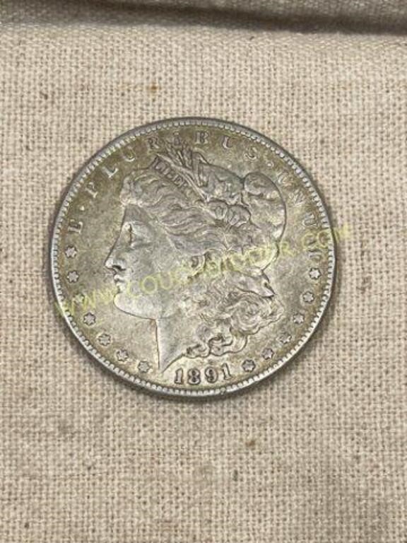 Morgan Silver Dollar 1891 S
