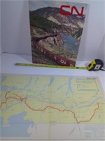 TRAIN MAPS, CN, BC ELECTRIC COMPANY