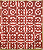 1899 "CROWN OF THORNS" QUILT