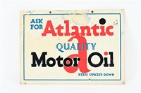ASK FOR ATLANTIC QUALITY MOTOR OIL SST SIGN