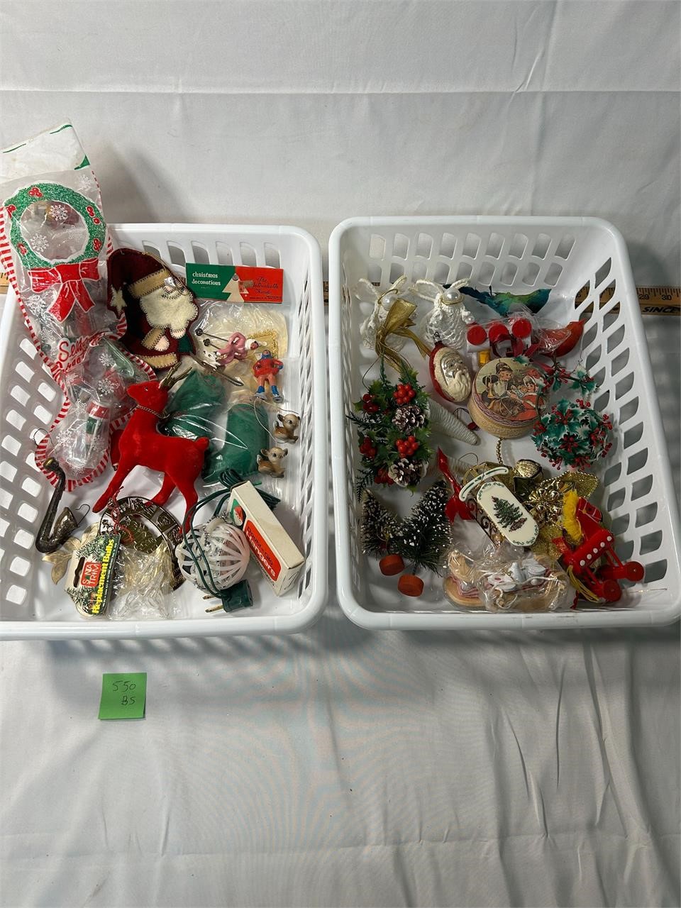 Lot of Assorted Christmas Ornaments & Decor