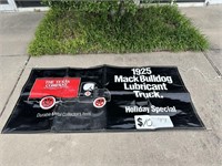 Texaco 1925 Lubricant Truck Adv. PVC Banner