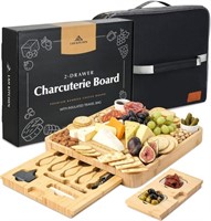 LAH Kitchen Large Charcuterie Board Gift Set: