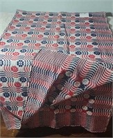 Red white and blue Clinch Valley Blanket Mills