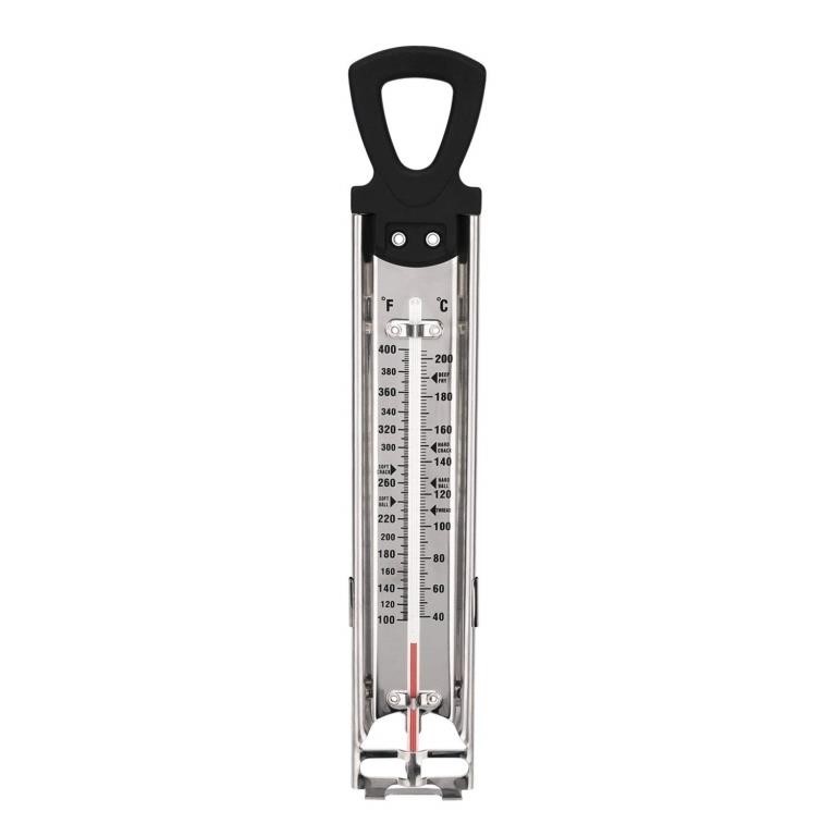 Candy Thermometer with Hanging Hook & Pot Clip