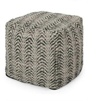 NJSV Boho Fabric Cube Pouf Ottoman Pouf Chair