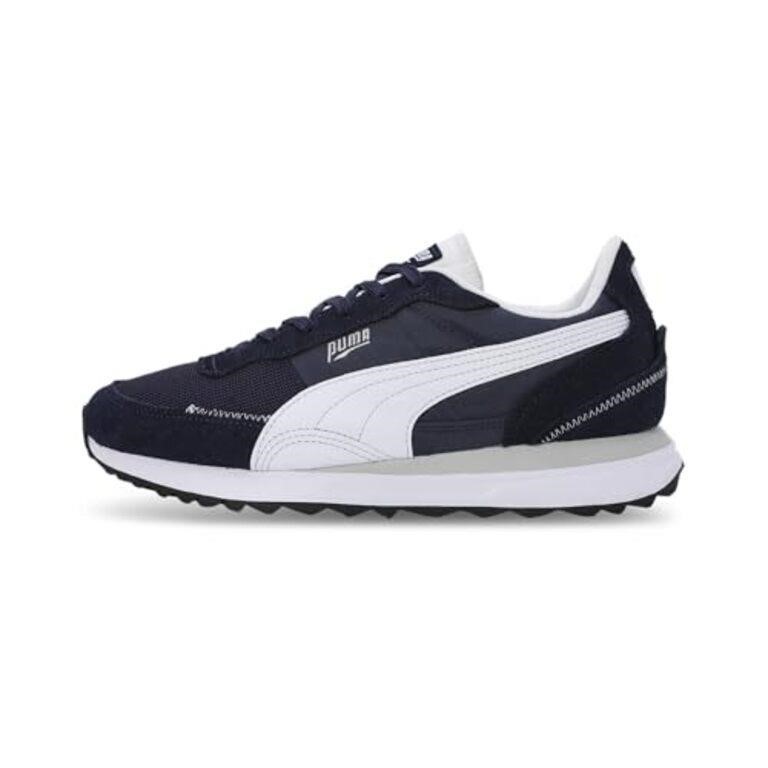 PUMA Men's Road Rider Sneaker, Puma Navy-puma