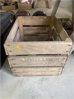 Vintage Farrell & smith wooden crate