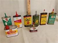 Collection of handy oil cans